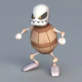 Cartoon Skeleton 3d model