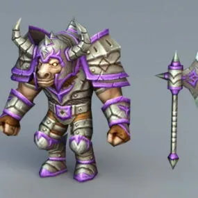 Tauren Warrior 3d model
