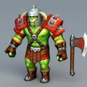 Orc Warrior Concept 3d model