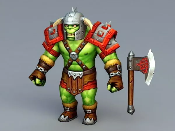 Orc Warrior Concept 3d model Orc Warrior Concept 3d model