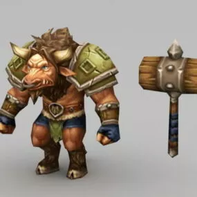 Tauren Warrior 3d model
