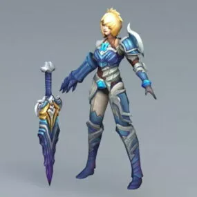Lol Riven 3d model