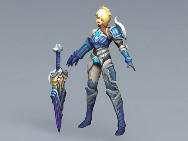 Lol Riven 3d model Lol Riven 3d model
