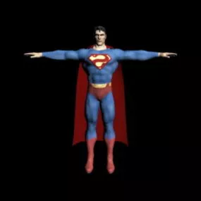 Superman 3d model