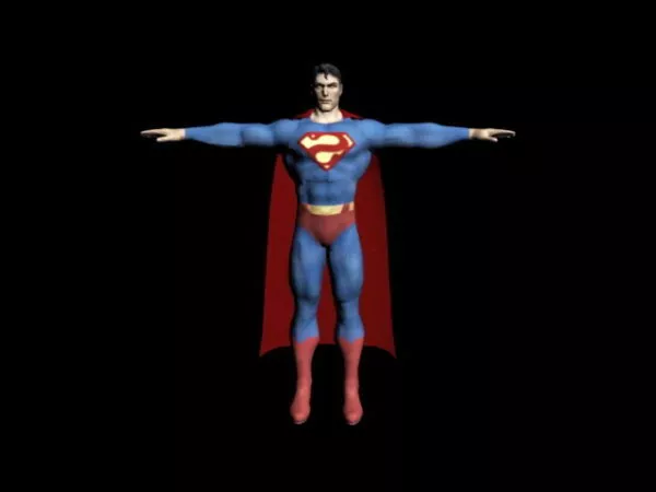 Superman Character Toy 3d model