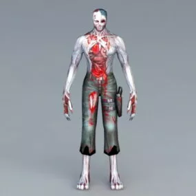 Zombie Rig 3d model
