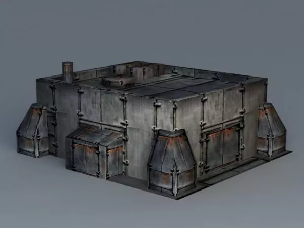 Sci-fi Graving Dock 3d model Sci-fi Graving Dock 3d model