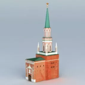 Nikolskaya Tower 3d model