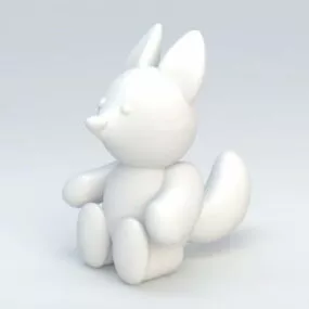 Cartoon Fox 3d model