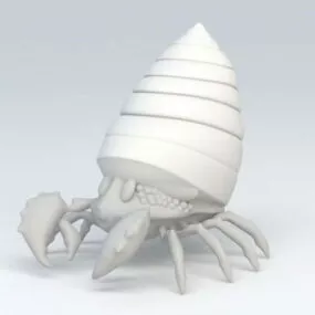 Hermit Crab 3d model