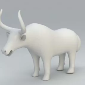 Yak Statue 3d model