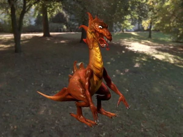 Red Dragon 3d model Red Dragon 3d model