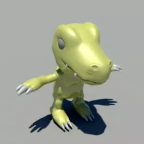 Agumon Digimon Adventure 3d model