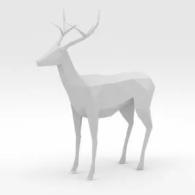 Low Poly Deer 3d model