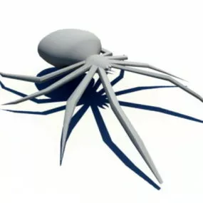 Low Poly Spider 3d model