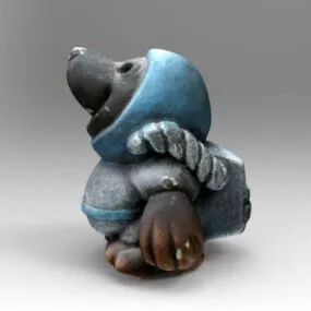 Mythical Animal Figurine 3d model