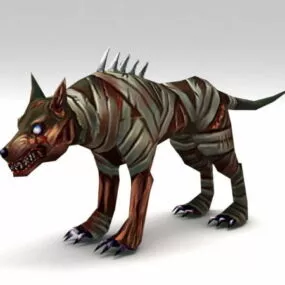 Zombie Dog 3d model