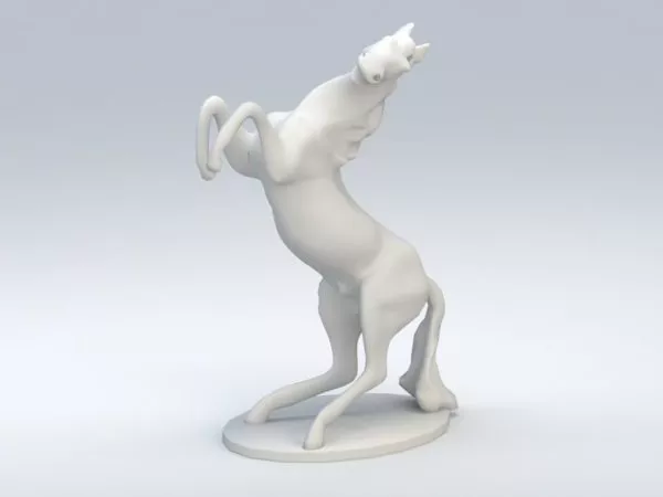 Figurine Cat Stuffed Toy 3d model