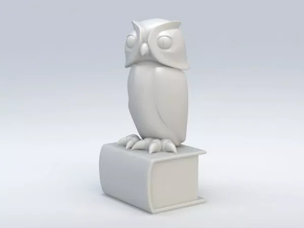 Owl Figurine 3d model Owl Figurine 3d model