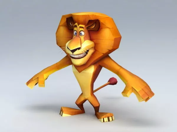 Madagascar Alex 3d model Madagascar Alex 3d model