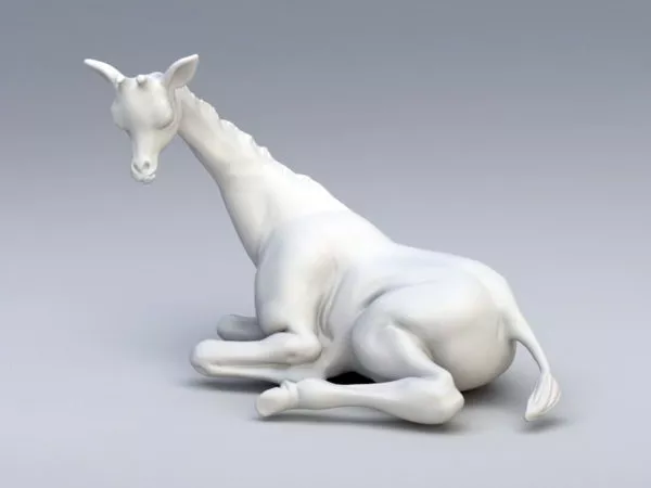 Giraffe Rigged Animated 3d model