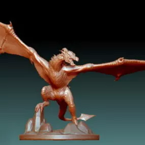 Dragon Sculpture 3d model