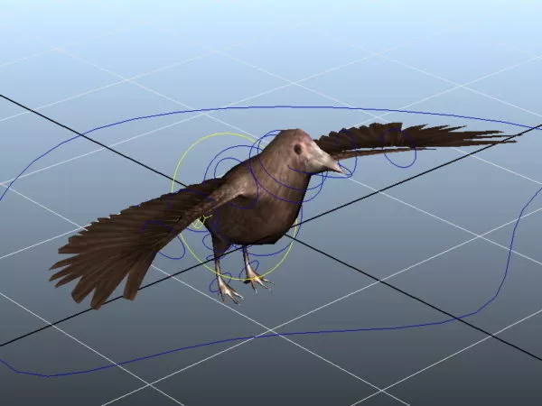 Crow Rig 3d model Crow Rig 3d model