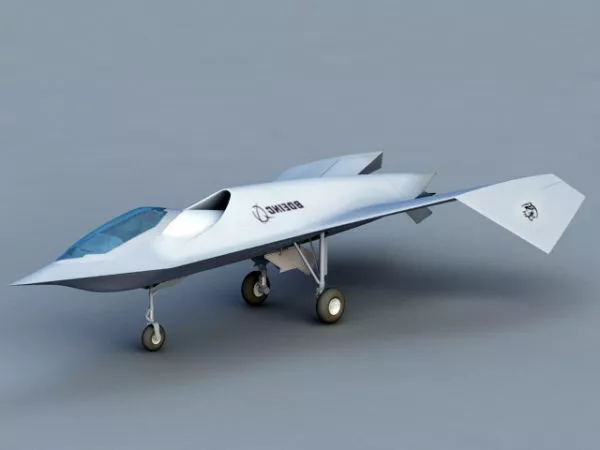 Boeing Bird Of Prey 3d model Boeing Bird Of Prey 3d model