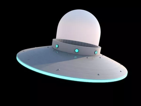 Jedi Star Futuristic Spaceship 3d model
