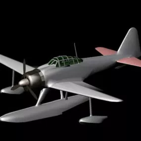 Nakajima A6m2-n 3d model