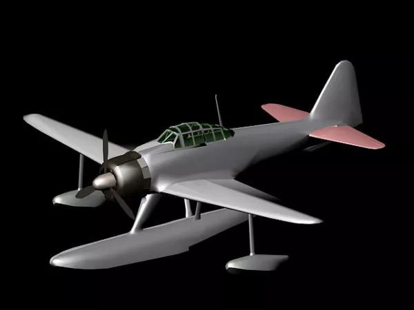 Nakajima A6m2-n 3d model Nakajima A6m2-n 3d model