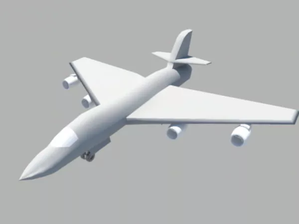 Bomber Aircraft 3d model Bomber Aircraft 3d model