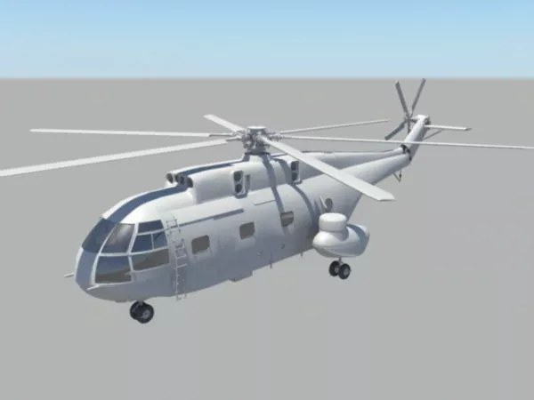 Sa 321 Super Frelon Heavy Transport Helicopter 3d model Sa 321 Super Frelon Heavy Transport Helicopter 3d model