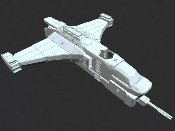 Space Bomber 3d model Space Bomber 3d model