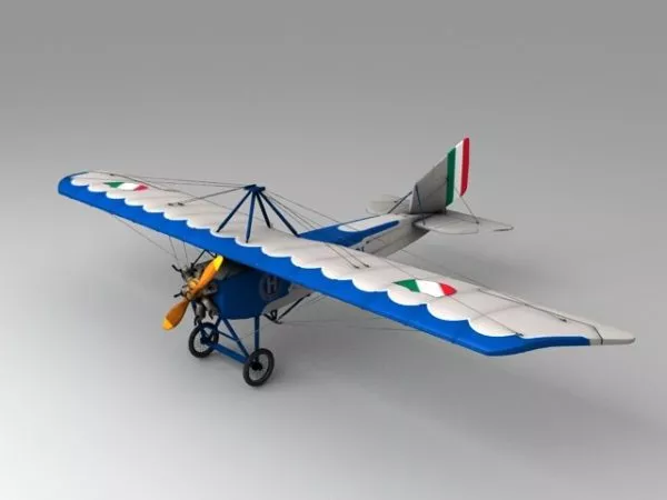 Early Aviation Aircraft 3d model Early Aviation Aircraft 3d model