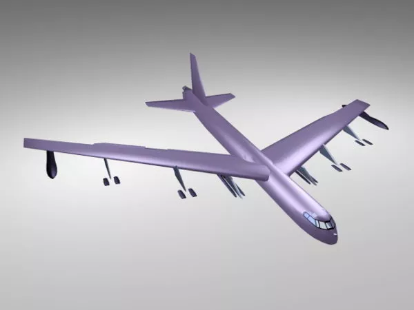 Yak42 Jet Airliner 3d model