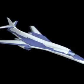Modern Fighter Plane 3d model