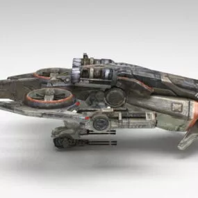 Future Space Warship 3d model