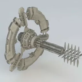 Sci-fi Space Station 3d model