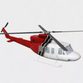 Private Helicopter 3d model