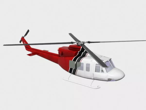 Private Helicopter 3d model Private Helicopter 3d model