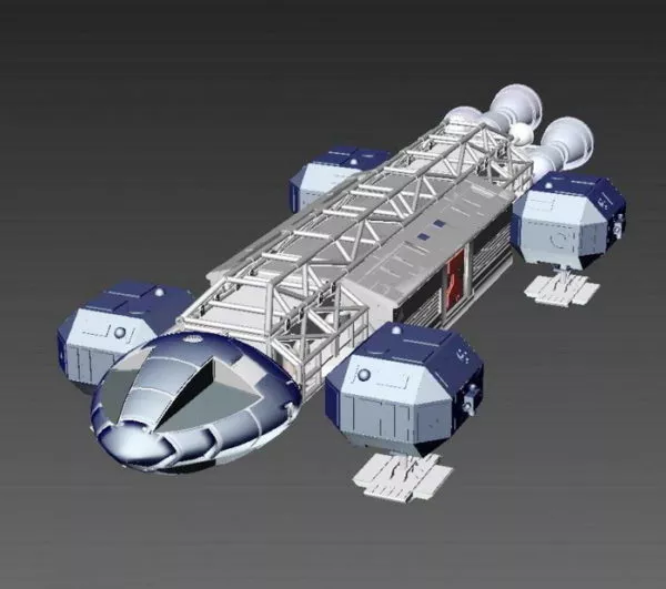 Large Sci Fi Ship 3d model Large Sci Fi Ship 3d model