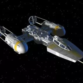 Y-wing Starfighter 3d model