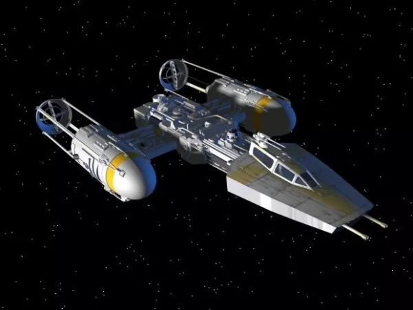 Y-wing Starfighter 3d model Y-wing Starfighter 3d model