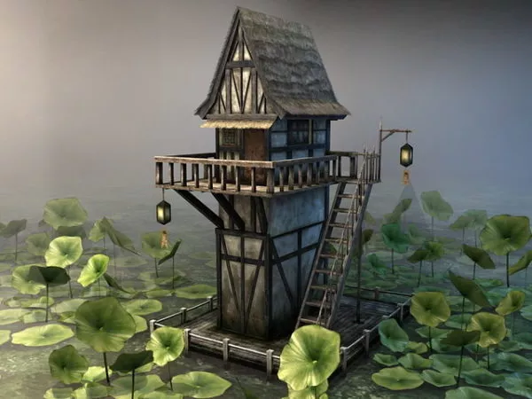 Ancient Roman Pavilion 3d model