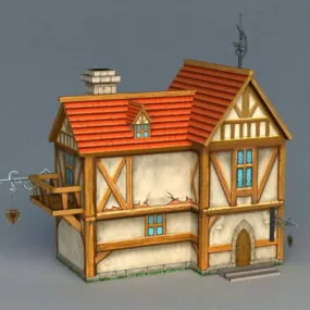 Medieval House 3d model