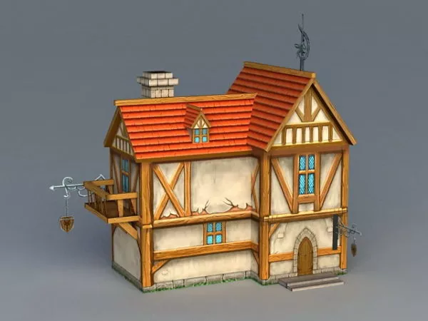 Medieval Window 3d model