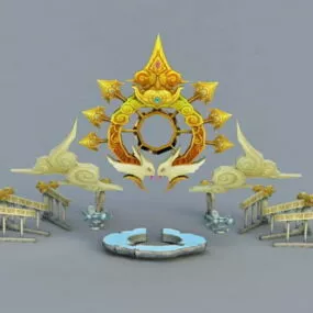 Fantasy Altar 3d model