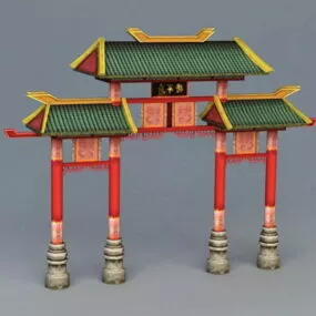 Ancient Paifang 3d model