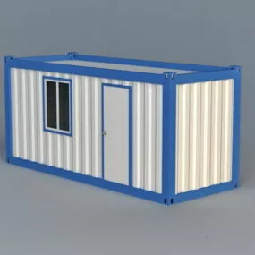 Shipping Container Room 3d model
